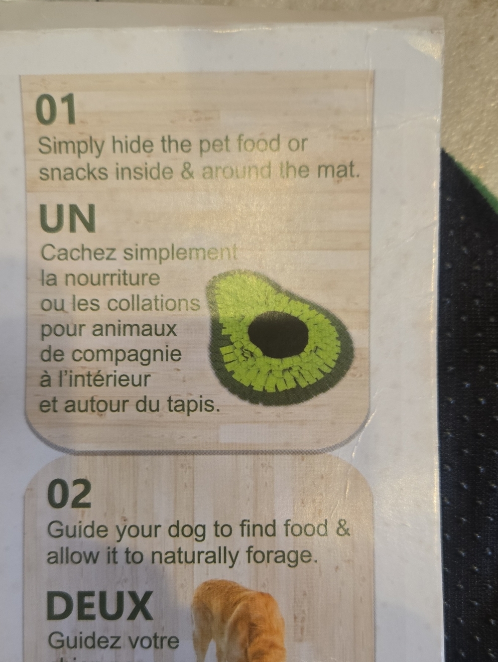New Avocado Snuffle Play Mat For Pets - Picture 8 of 9
